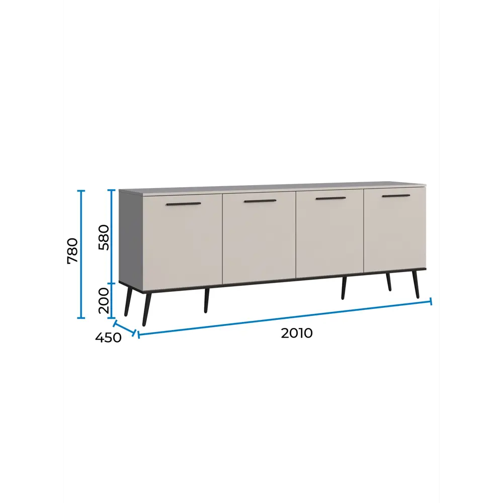 Фото 4 Тумба под телевизор Сима-ленд Монти 201х45х78 см ЛДСП цвет кашемир Фото 4 Тумба под телевизор Сима-ленд Монти 201х45х78 см ЛДСП цвет кашемир