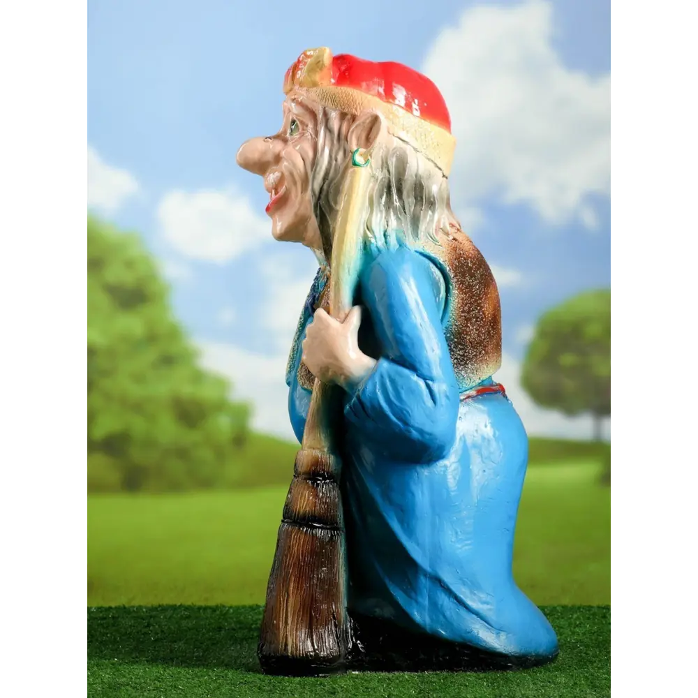 Фото 13 Фигура садовая Бабка-ежка Хорошие сувениры гипс 65 x 35 см