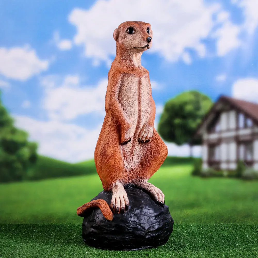 Фото 10 Фигура садовая Большой сурикат на камне Хорошие сувениры полистоун 60 x 24 см Фото 10 Фигура садовая Большой сурикат на камне Хорошие сувениры полистоун 60 x 24 см