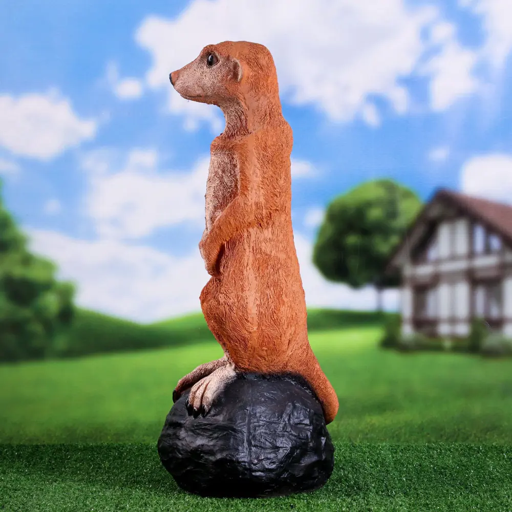 Фото 12 Фигура садовая Большой сурикат на камне Хорошие сувениры полистоун 60 x 24 см Фото 12 Фигура садовая Большой сурикат на камне Хорошие сувениры полистоун 60 x 24 см