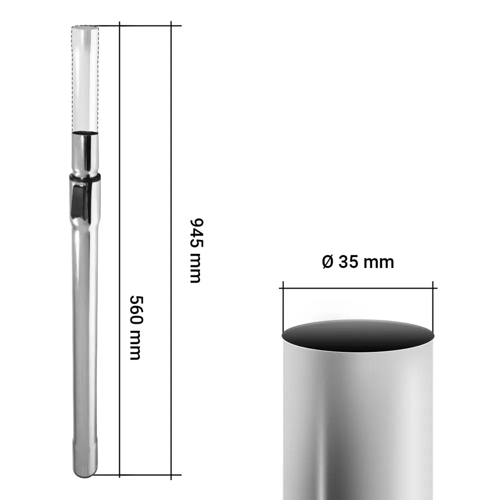 Фото 2 Трубка телескопическая для пылесоса Bort BTT 35-T Фото 2 Трубка телескопическая для пылесоса Bort BTT 35-T