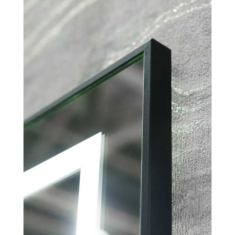 Фото 5 Зеркало для ванной Belbagno Kraft SPC-KRAFT-1000-800-LED-TCH-WARM-NERO с подсветкой 100x80см Фото 5 Зеркало для ванной Belbagno Kraft SPC-KRAFT-1000-800-LED-TCH-WARM-NERO с подсветкой 100x80см