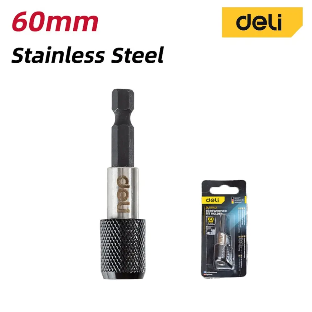 Фото Держатель для бит магнитный Deli DL107401 1/4x1/4 дюйма 60 мм