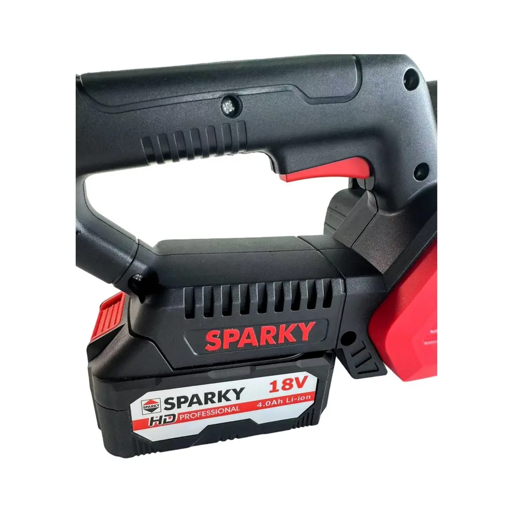 Фото 6 Цепная пила аккумуляторная Sparky TV 1812Li HD BL 18 В 30 см АКБ и ЗУ в комплекте Фото 6 Цепная пила аккумуляторная Sparky TV 1812Li HD BL 18 В 30 см АКБ и ЗУ в комплекте