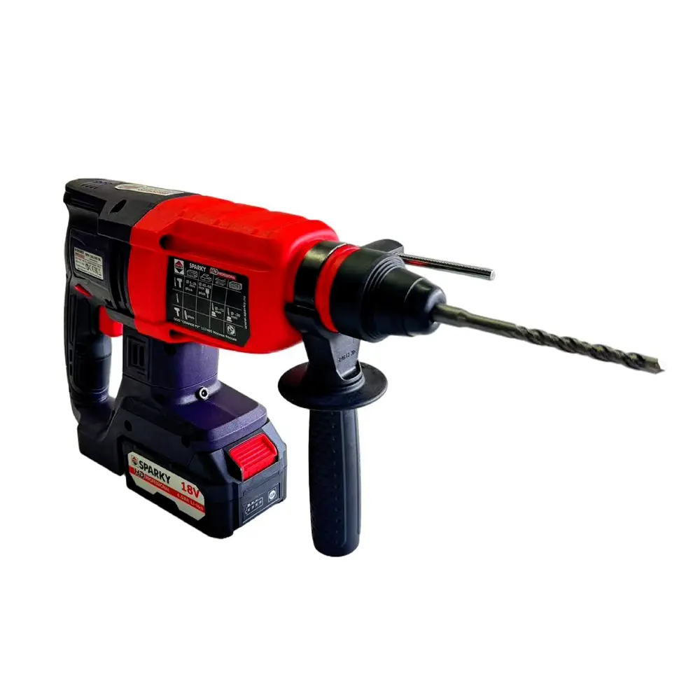 Фото 4 Перфоратор аккумуляторный бесщеточный SDS Plus Sparky BPR 18Li HD BL, 18 В Li-Ion 1x4 Ач, 3 Дж Фото 4 Перфоратор аккумуляторный бесщеточный SDS Plus Sparky BPR 18Li HD BL, 18 В Li-Ion 1x4 Ач, 3 Дж