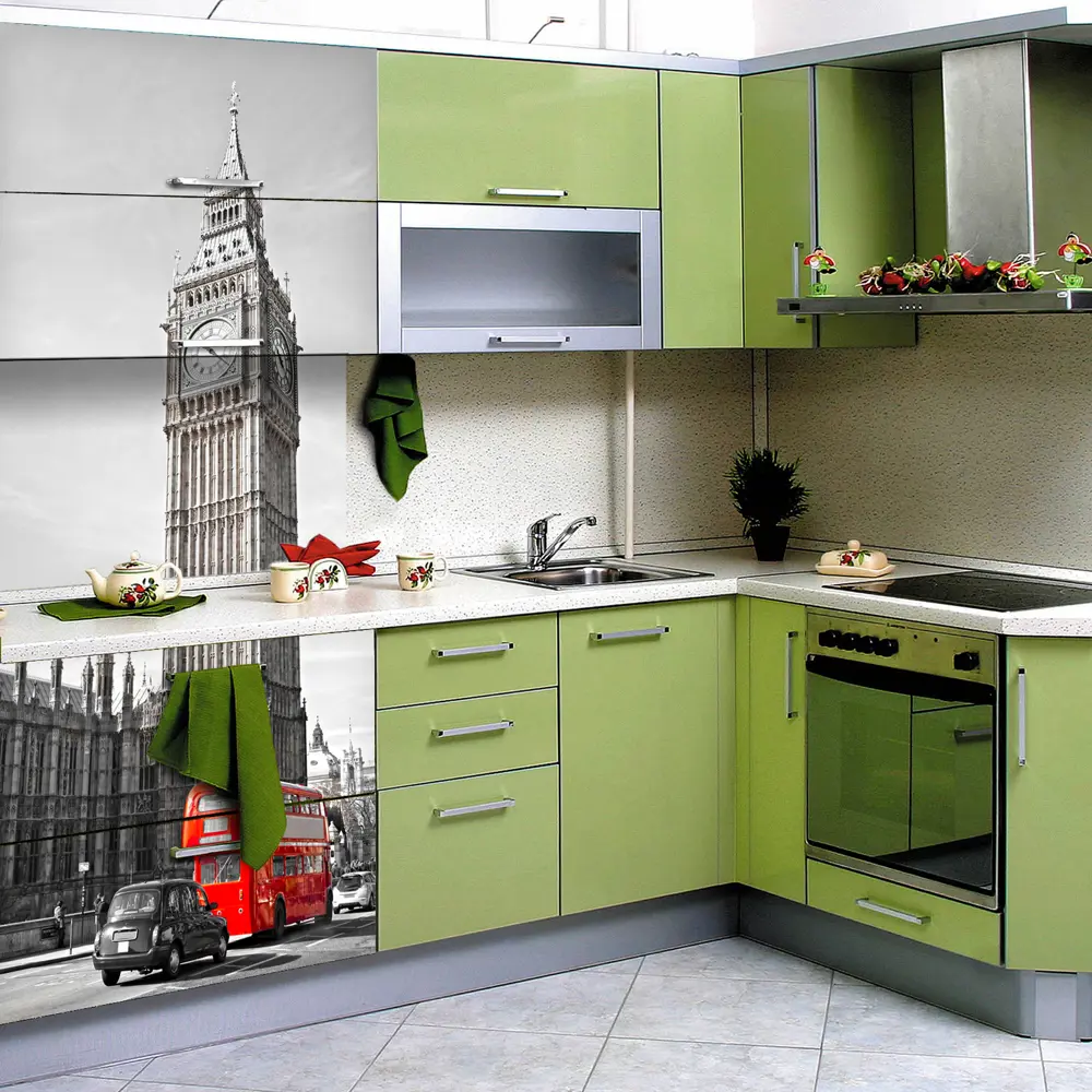 Фото 4 Наклейка для дверей и мебели Wallfix "Древняя архитектура" 95x220 см, W082