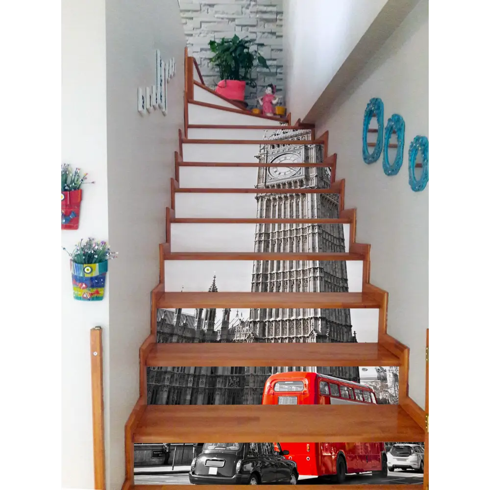 Фото 6 Наклейка для дверей и мебели Wallfix "Древняя архитектура" 95x220 см, W082