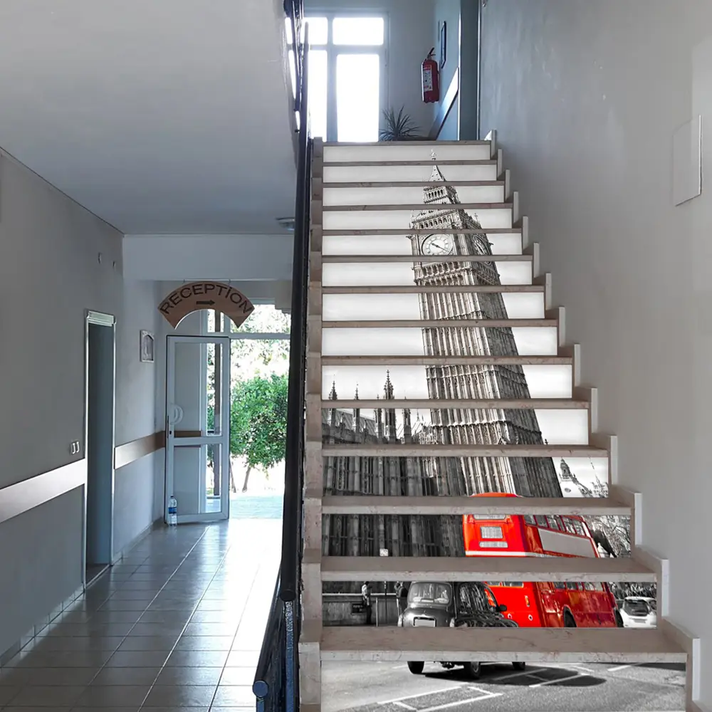 Фото 7 Наклейка для дверей и мебели Wallfix "Древняя архитектура" 95x220 см, W082