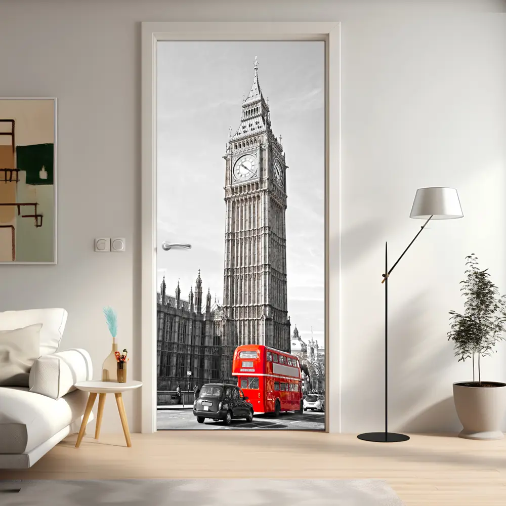 Фото 8 Наклейка для дверей и мебели Wallfix "Древняя архитектура" 95x220 см, W082