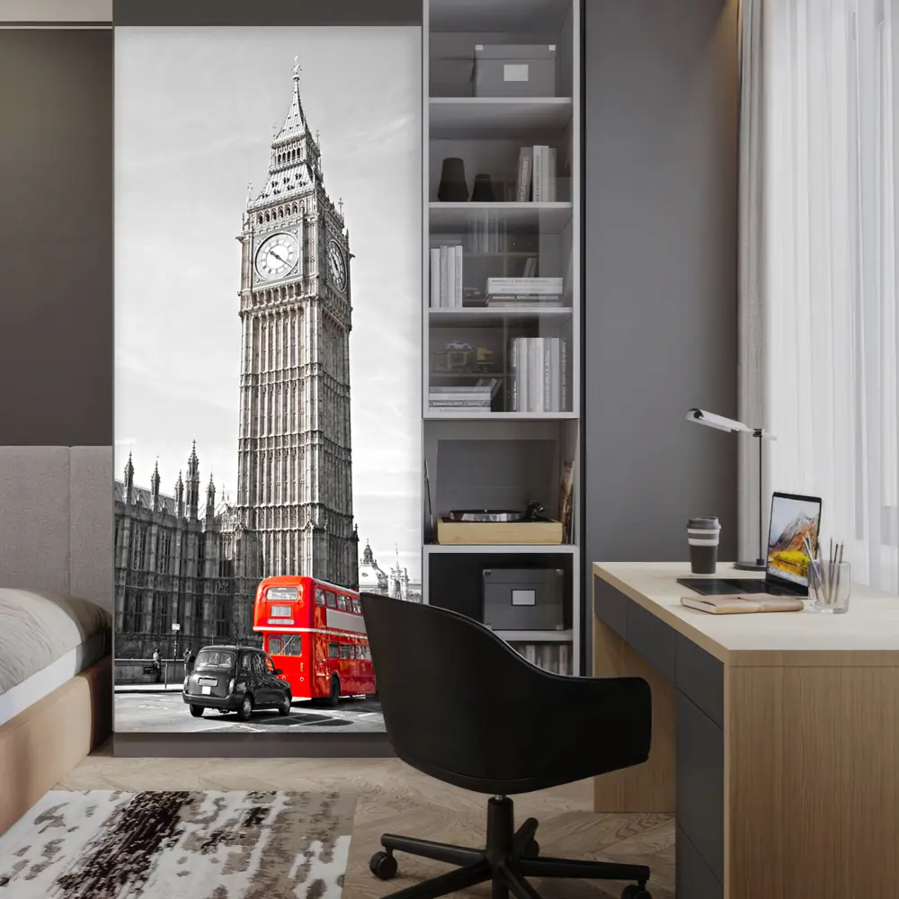 Фото 10 Наклейка для дверей и мебели Wallfix "Древняя архитектура" 95x220 см, W082