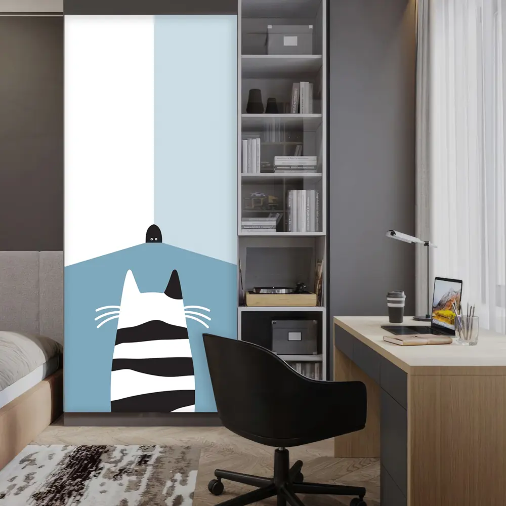 Фото 10 Наклейка для дверей и мебели Wallfix "Мост в закате" 95x220 см, W092 Фото 10 Наклейка для дверей и мебели Wallfix "Мост в закате" 95x220 см, W092