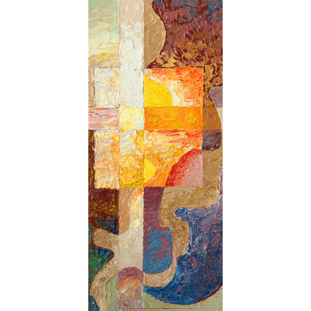 Фото Наклейка для дверей и мебели Wallfix "Березы на розовом фоне" 95x220 см, W224