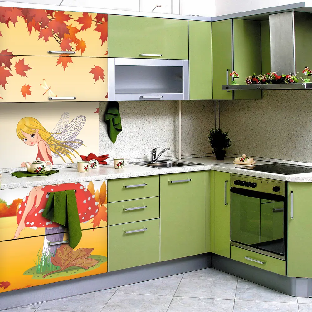 Фото 4 Пленка самоклеящаяся универсальная Wallfix W406 0.95x2.2 м, цвет серо-голубой, бирюзовый, оранжевый