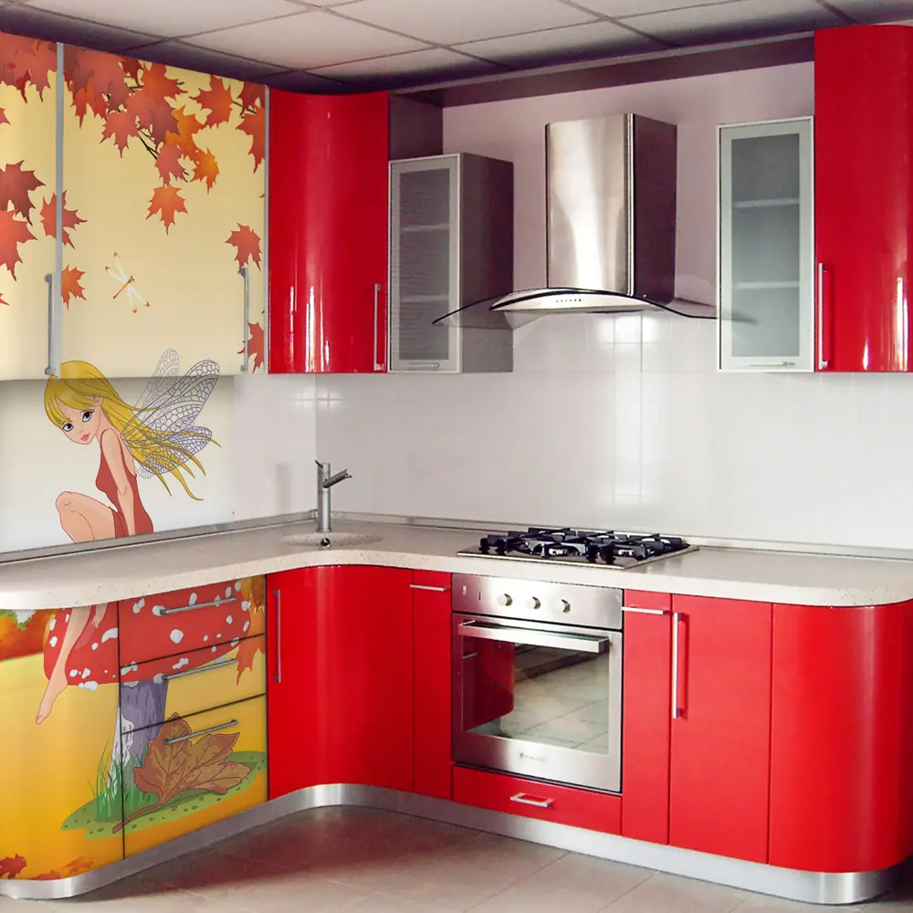 Фото 13 Пленка самоклеящаяся универсальная Wallfix W406 0.95x2.2 м, цвет серо-голубой, бирюзовый, оранжевый