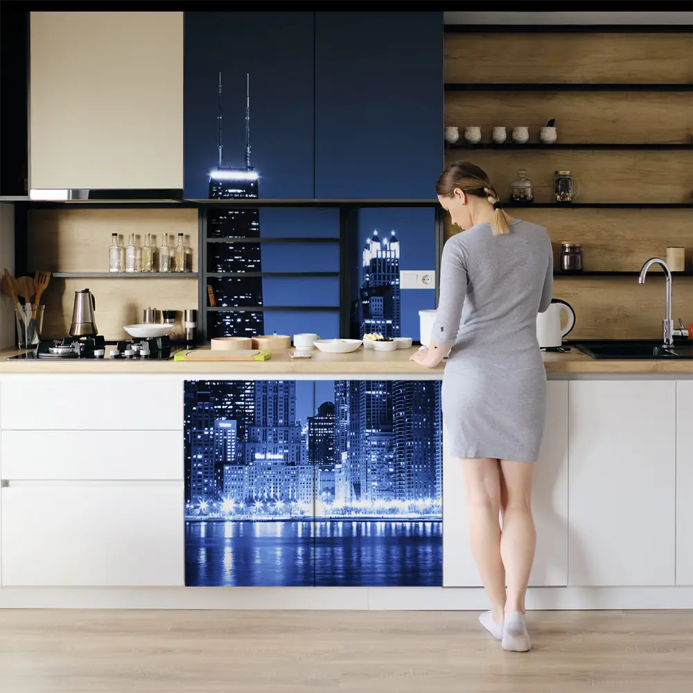 Фото 5 Пленка самоклеящаяся универсальная Wallfix W460 0.95x2.2 м, цвет голубой, розовый, красный