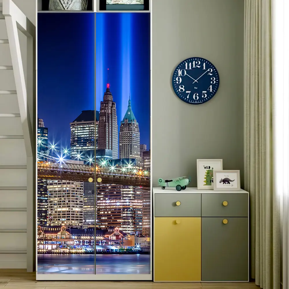 Фото 9 Пленка самоклеящаяся универсальная Wallfix W479 0.95x2.2 м, цвет синий, голубой