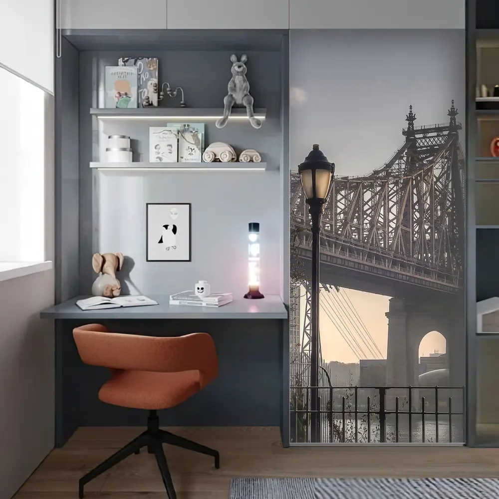 Фото 11 Пленка самоклеящаяся универсальная Wallfix W492 0.95x2.2 м, цвет серо-зеленый