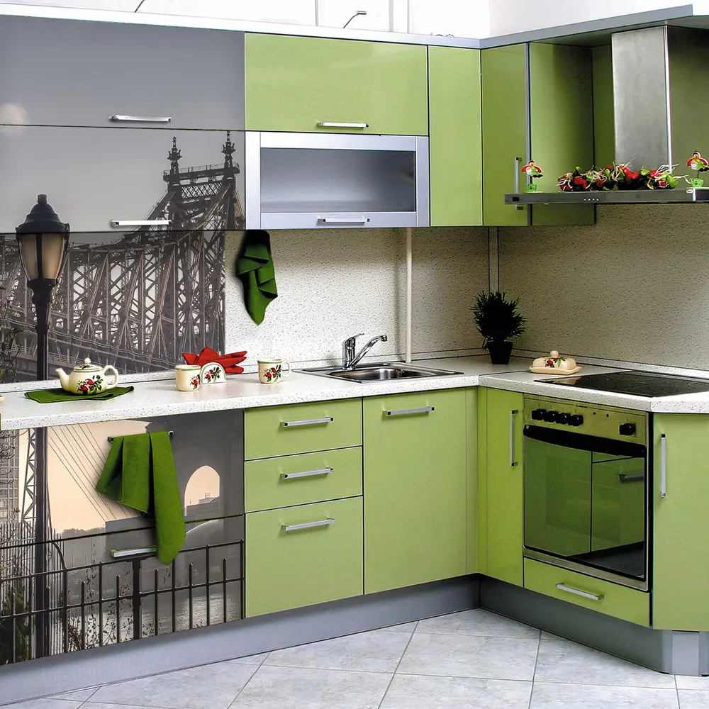 Фото 4 Пленка самоклеящаяся универсальная Wallfix W492 0.95x2.2 м, цвет серо-зеленый