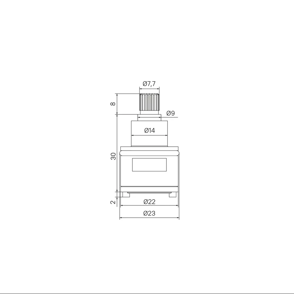 Фото 7 Дивертор для смесителя Iddis 997PC140SM D22 мм H40 мм поворотный керамика/пластик Фото 7 Дивертор для смесителя Iddis 997PC140SM D22 мм H40 мм поворотный керамика/пластик