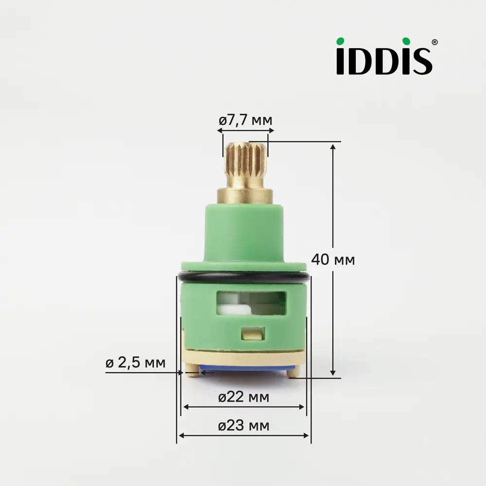 Фото 8 Дивертор для смесителя Iddis 997PC140SM D22 мм H40 мм поворотный керамика/пластик Фото 8 Дивертор для смесителя Iddis 997PC140SM D22 мм H40 мм поворотный керамика/пластик