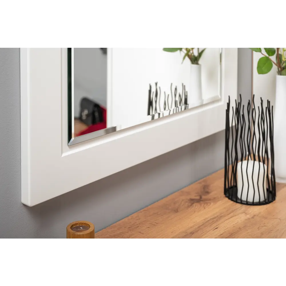 Фото 14 Комплект мебели для прихожей Mobi Остин пр-38-бз 240x230x54 см ЛДСП цвет белый шагрень/дуб крафт золотой