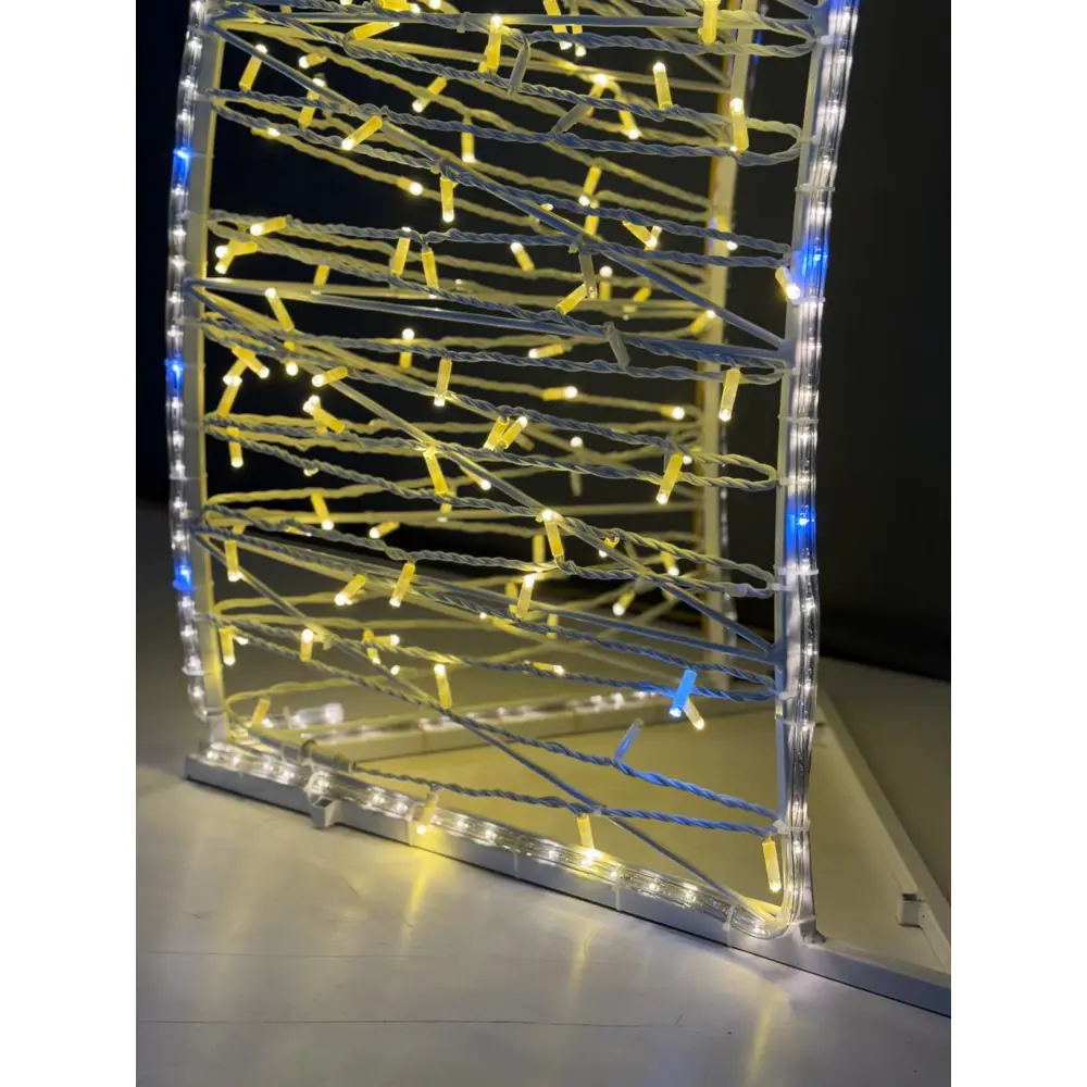 Фото 3 Электрическая светящаяся фигура Эйджи 757585 Полуарка светодиодная Звездочки разноцветный