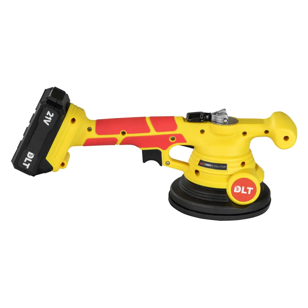 Фото 9 Виброприсоска для укладки плитки аккумуляторная Dlt Vibro Evolution, 21 В Li-Ion 1x2 Ач 50 кг