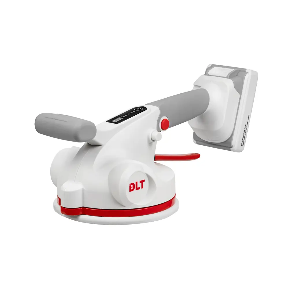 Фото 3 Виброприсоска для укладки плитки аккумуляторная Dlt Vibro Pro-Max 21 В Li-Ion 2x2 Ач 60 кг