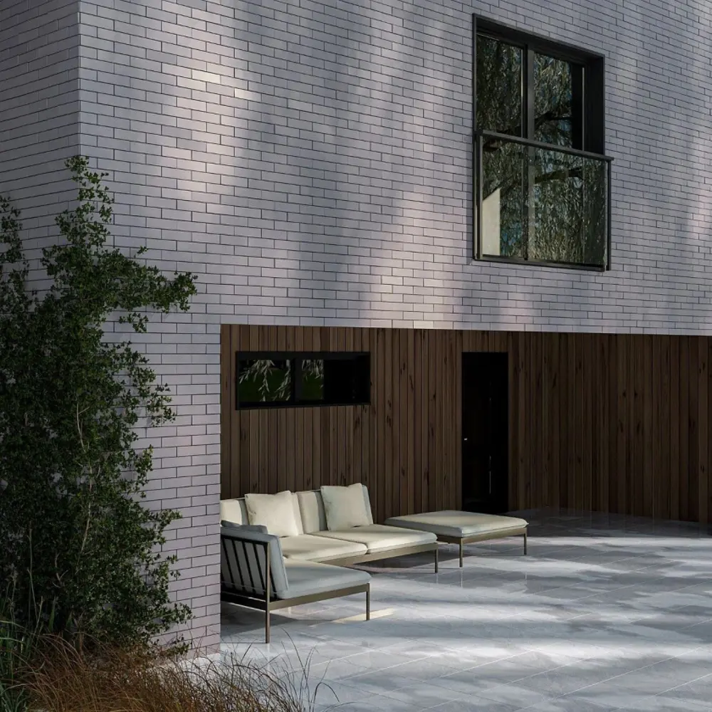 Фото Плитка клинкерная фасадная Керамин Куба 6 0.54м² серый