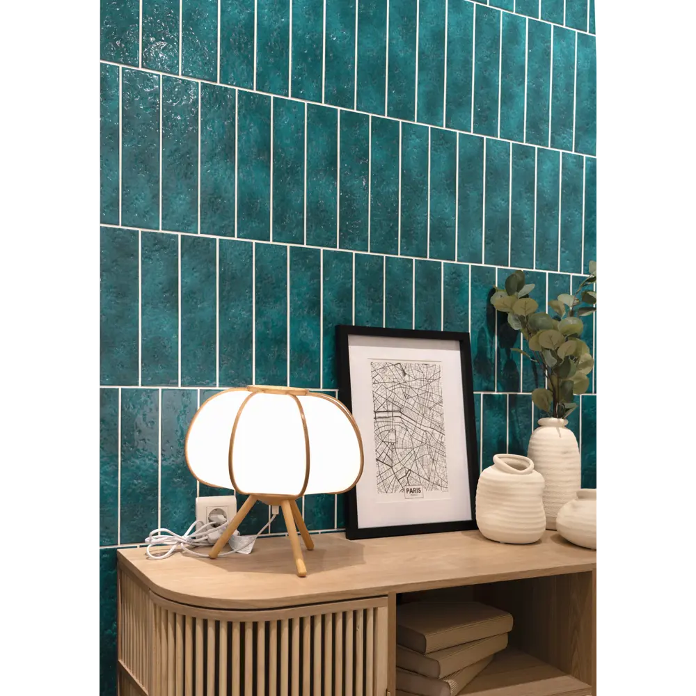 Фото 6 Керамическая плитка Mainzu Amalfi Smeraldo 7.5x30см цвет синий