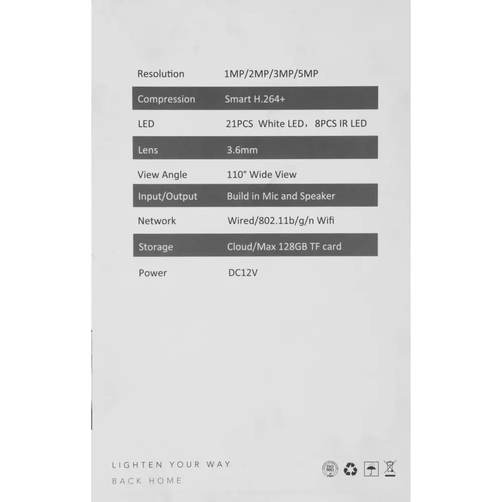 Фото 8 Видеокамера IP Tantos iЛюстра Wi-Fi 3.6-3.6 мм черная