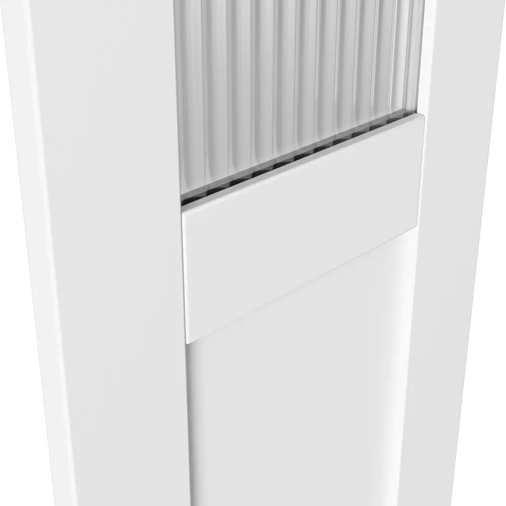 Фото 7 Дверь для шкафа Буккер правый 1 рифленое стекло 29.7x193.8x1.6 см ДСП цвет белый