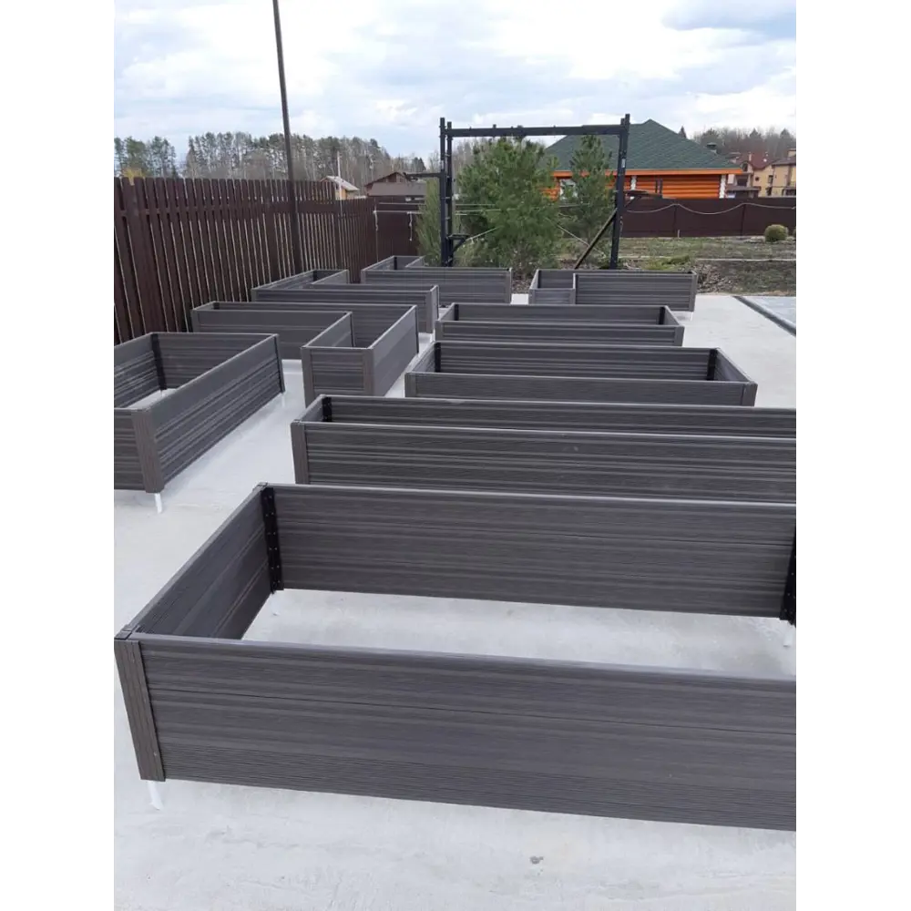 Фото 6 Грядка садовая Уличные лестницы Ul-Grd-Patio-280-1000-500-V ДПК 50 x 100 x 28 см коричневый