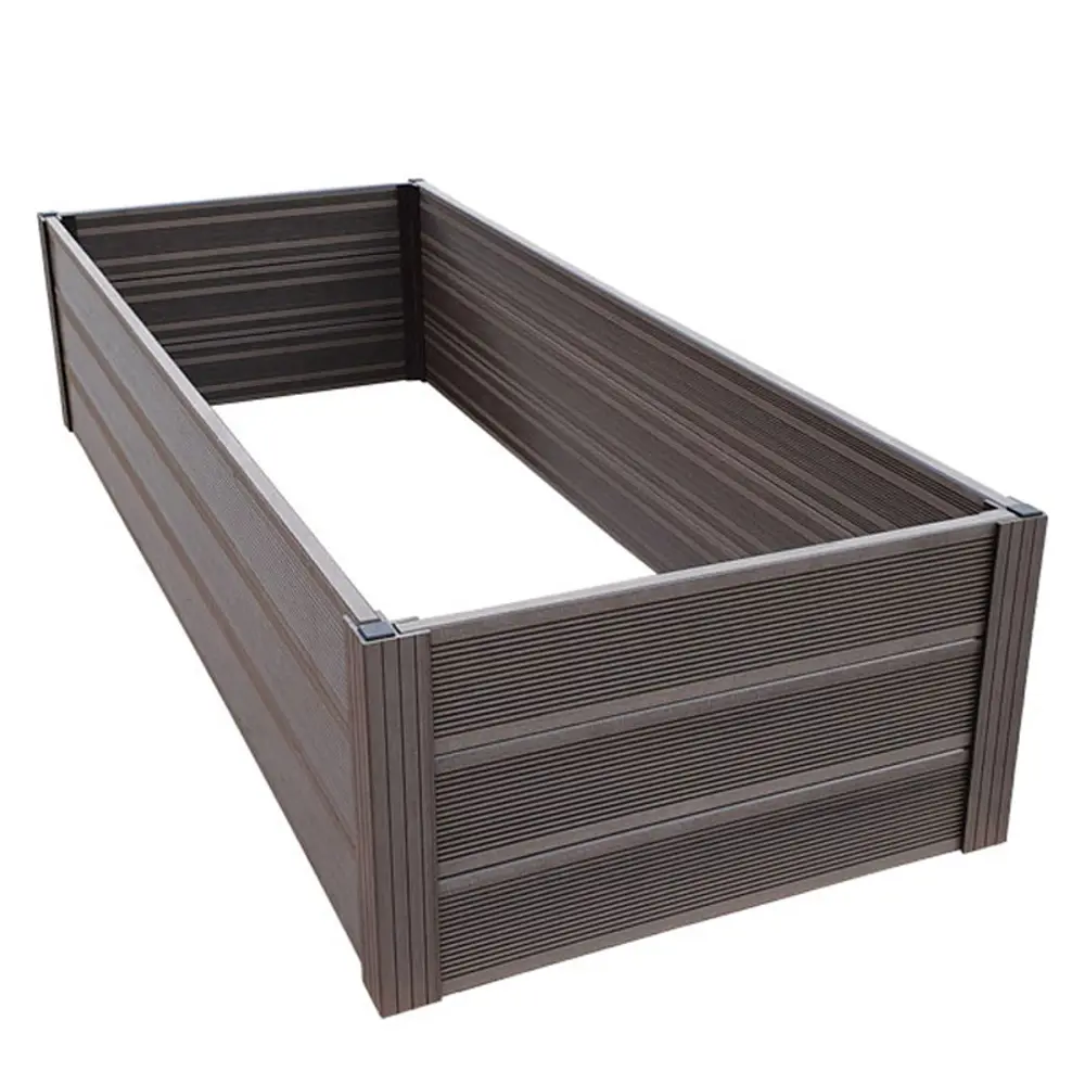 Фото 2 Грядка садовая Уличные лестницы Ul-Grd-Patio-440-2000-750-V дпк 75 x 200 x 44 см коричневый Фото 2 Грядка садовая Уличные лестницы Ul-Grd-Patio-440-2000-750-V дпк 75 x 200 x 44 см коричневый