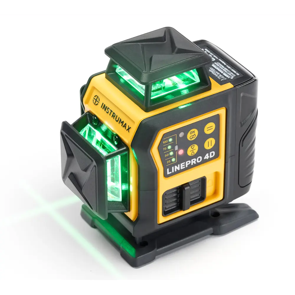 Фото 7 Уровень лазерный Instrumax Linepro 4D Professional Зеленый, дальность до 40 м Фото 7 Уровень лазерный Instrumax Linepro 4D Professional Зеленый, дальность до 40 м