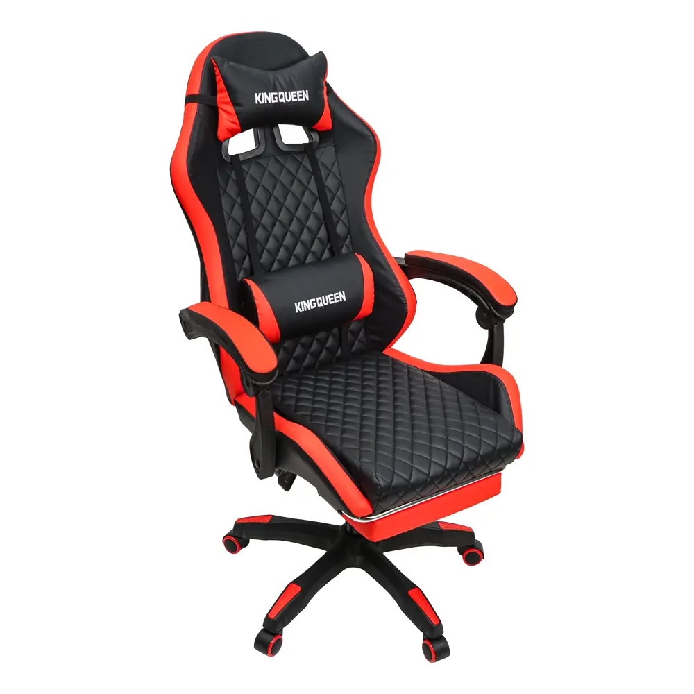 Фото 9 Офисное кресло Kingqueen 892-1 65x124x30 см эко кожа цвет черный/красный Фото 9 Офисное кресло Kingqueen 892-1 65x124x30 см эко кожа цвет черный/красный