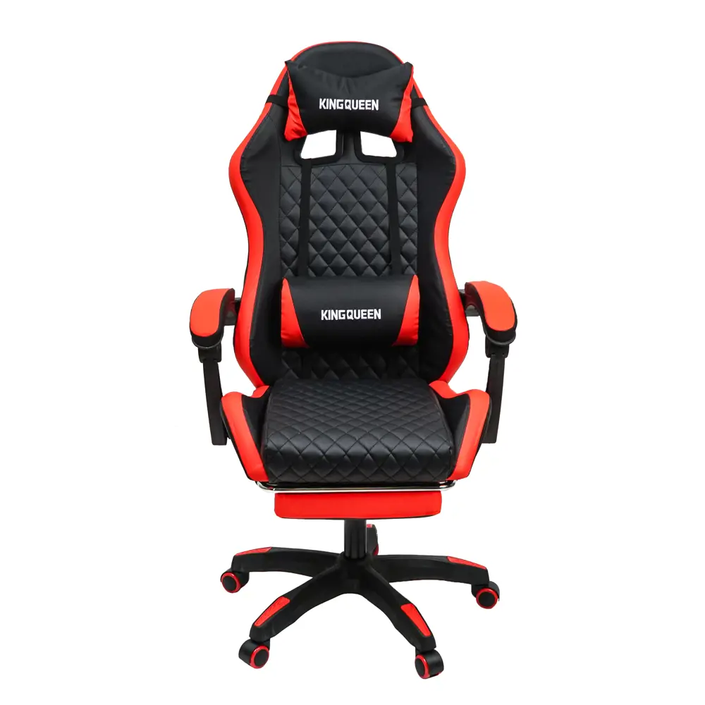 Фото 2 Офисное кресло Kingqueen 892-1 65x124x30 см эко кожа цвет черный/красный Фото 2 Офисное кресло Kingqueen 892-1 65x124x30 см эко кожа цвет черный/красный