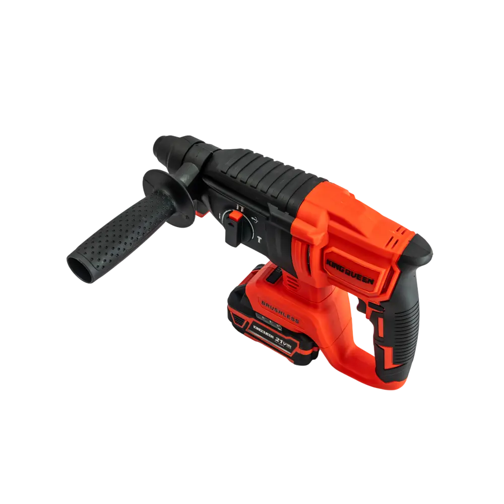 Фото 7 Перфоратор аккумуляторный бесщеточный SDS Plus Kingqueen KQ-2201, 21 В Li-Ion 2x4 Ач, 2 Дж Фото 7 Перфоратор аккумуляторный бесщеточный SDS Plus Kingqueen KQ-2201, 21 В Li-Ion 2x4 Ач, 2 Дж