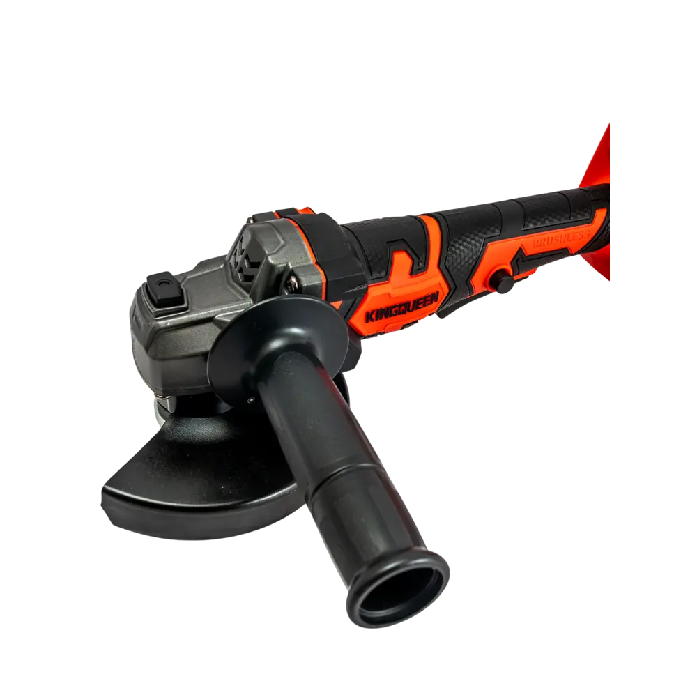 Фото 3 УШМ аккумуляторная бесщеточная Kingqueen KQ-YJ803A, 20 В Li-Ion 2x4 Ач, 125 мм