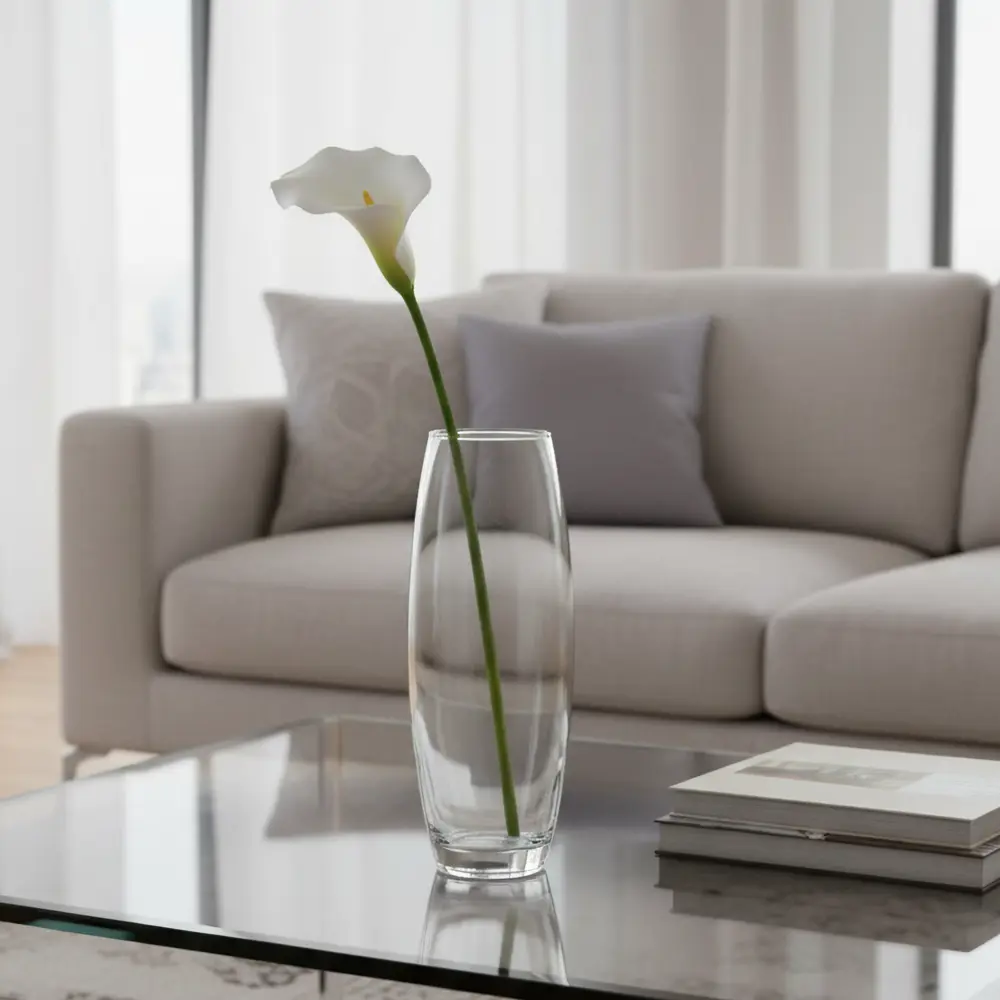 Фото Ваза Pasabahce Flora стекло цвет прозрачный 26 см