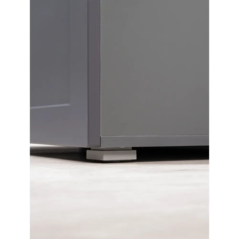 Фото 7 Комплект мебели для прихожей Mobi Остин пр-62-гз 200x230x54 см ЛДСП цвет серый графит/дуб крафт золотой