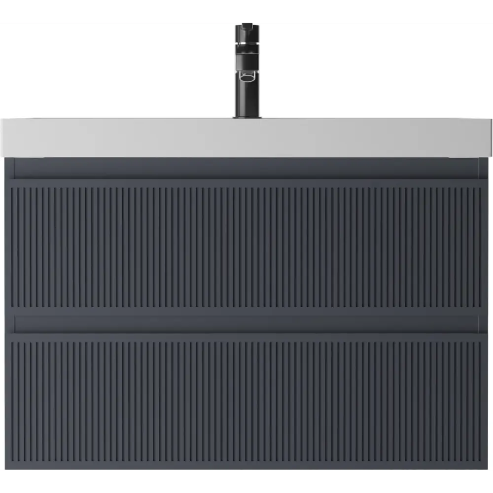 Фото 3 Тумба под раковину подвесная Домино Tower DT2505T 79 см цвет графит Фото 3 Тумба под раковину подвесная Домино Tower DT2505T 79 см цвет графит