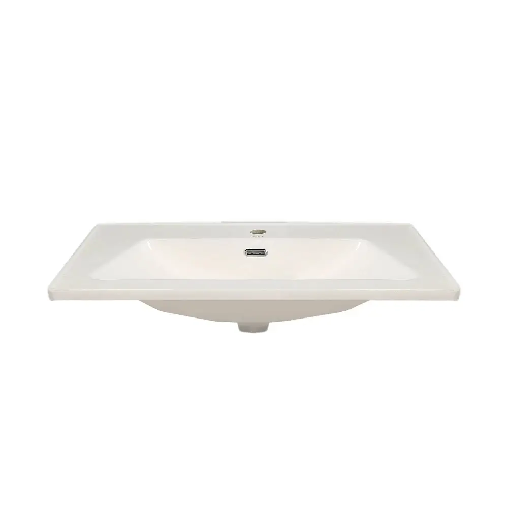 Фото 2 Раковина мебельная Royce Pro RCW-140580WH 80x20x50 см цвет белый