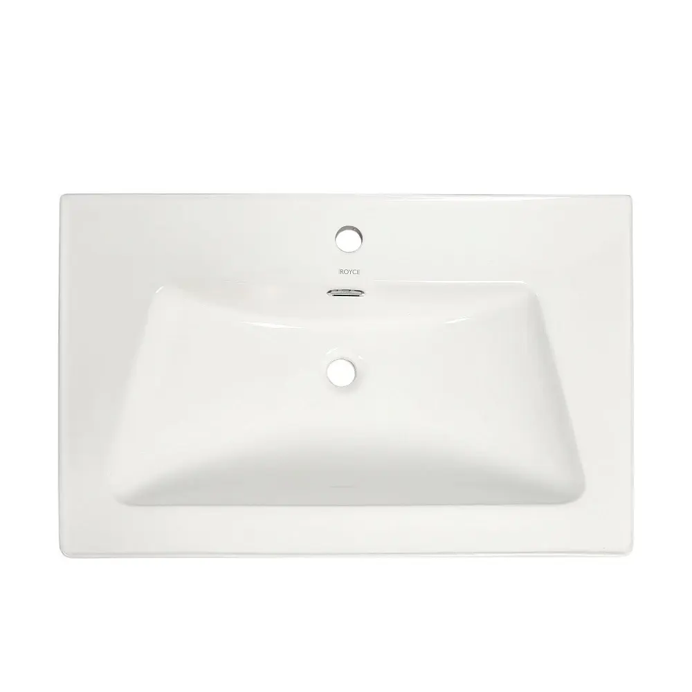 Фото 4 Раковина мебельная Royce Pro RCW-140580WH 80x20x50 см цвет белый