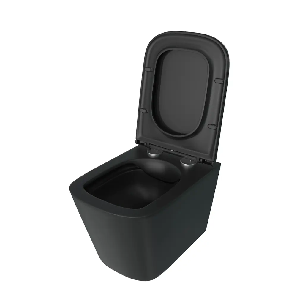 Фото 11 Инсталляция с унитазом комплект 5 в 1 Teymi F16123 унитаз подвесной безободковый черный Helmi Black кнопка золото Фото 11 Инсталляция с унитазом комплект 5 в 1 Teymi F16123 унитаз подвесной безободковый черный Helmi Black кнопка золото