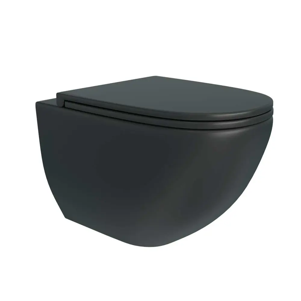 Фото 10 Инсталляция с унитазом комплект 5 в 1 Teymi F16135 унитаз подвесной безободковый черный Lina S Black кнопка золото Фото 10 Инсталляция с унитазом комплект 5 в 1 Teymi F16135 унитаз подвесной безободковый черный Lina S Black кнопка золото