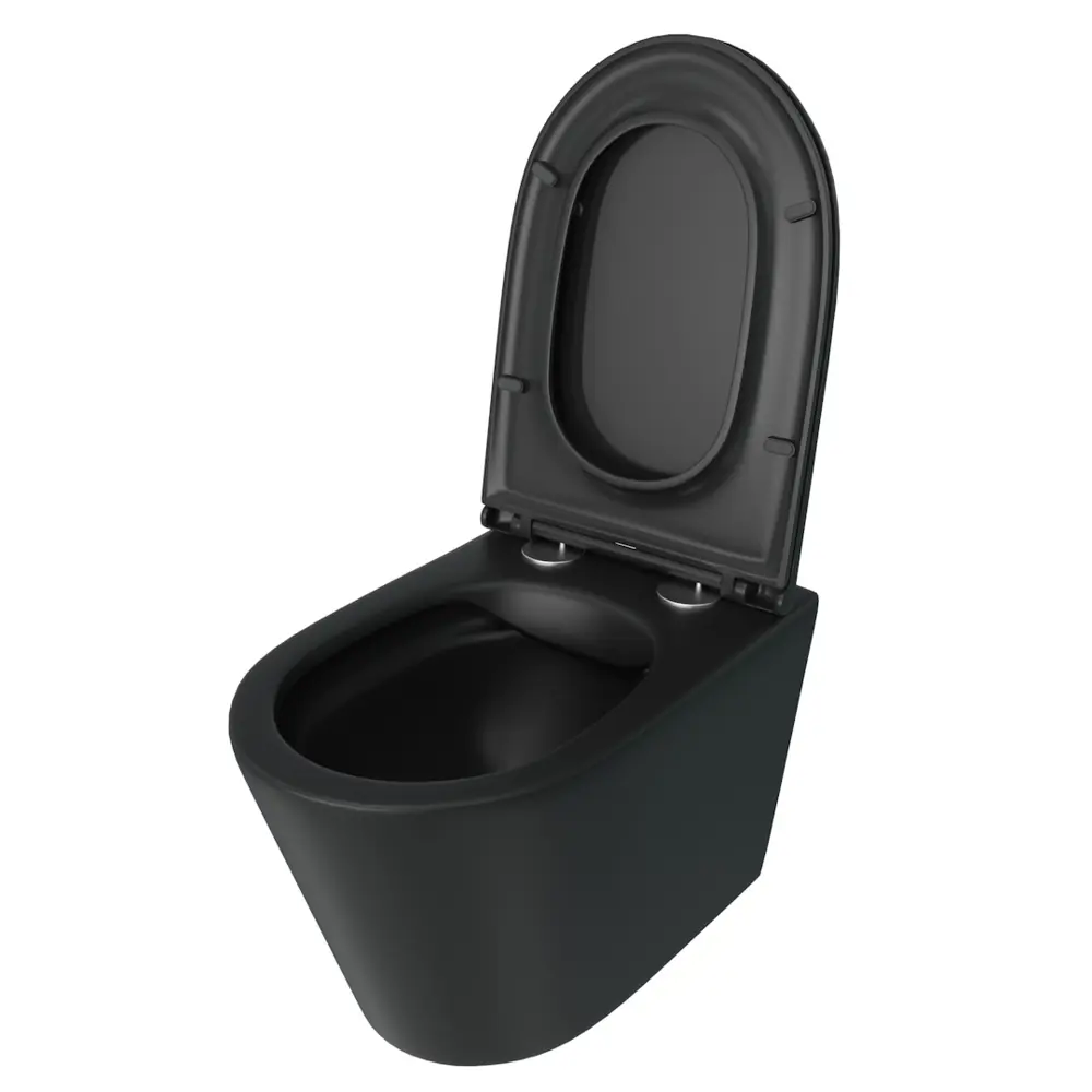 Фото 11 Инсталляция с унитазом комплект 5 в 1 Teymi F16138 унитаз подвесной безободковый черный Solli Black кнопка золото Фото 11 Инсталляция с унитазом комплект 5 в 1 Teymi F16138 унитаз подвесной безободковый черный Solli Black кнопка золото