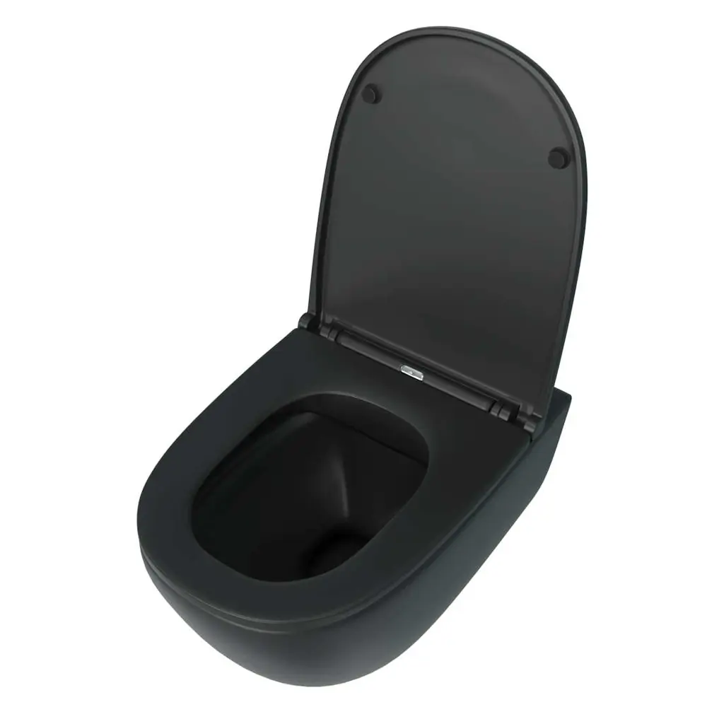 Фото 11 Инсталляция с унитазом комплект 5 в 1 Teymi F16136 унитаз подвесной безободковый черный Lina S Black кнопка золото Фото 11 Инсталляция с унитазом комплект 5 в 1 Teymi F16136 унитаз подвесной безободковый черный Lina S Black кнопка золото