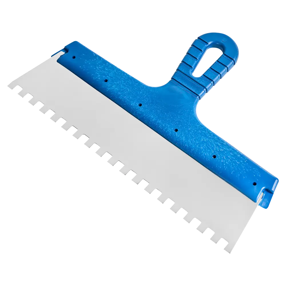 Фото Шпатель зубчатый Интек 10108-300-008 300 мм, нержавеющая сталь, зуб 8x8 мм