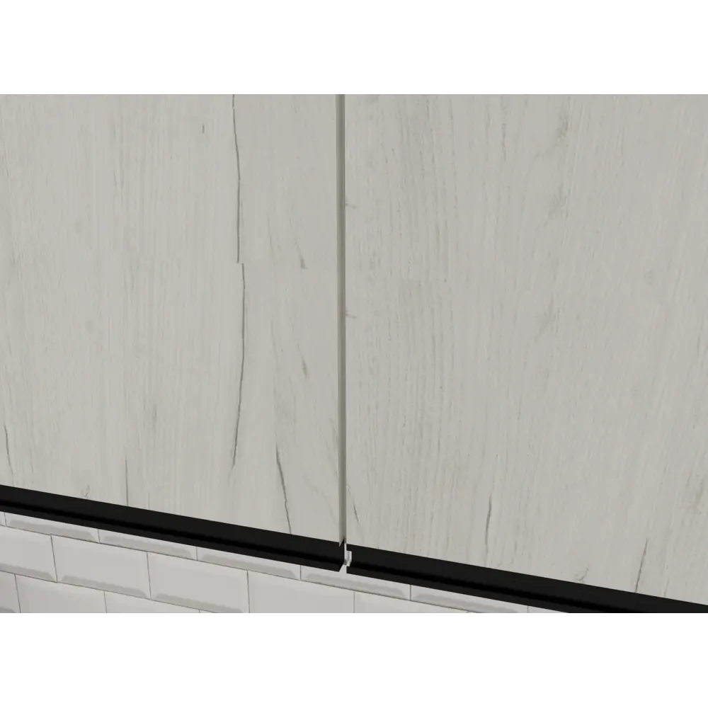 Фото 6 Кухонный гарнитур Нормал/амели Герда Амели нормал 150x212x60 см ЛДСП цвет беленый дуб Фото 6 Кухонный гарнитур Нормал/амели Герда Амели нормал 150x212x60 см ЛДСП цвет беленый дуб